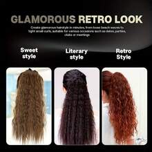 Ceramic Waver Curling Iron Electric Hair Curler Wave Corn Clip Curling Wand Styling Tool For Hair Waves