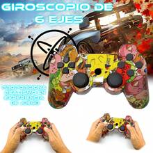 Control inalámbrico recargable compatible con Ps3 más cable de carga POKE - Amarillo - Ver 2