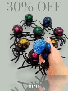 Spider Squishy Anti Stress Squeeze - Multicolor - View 7