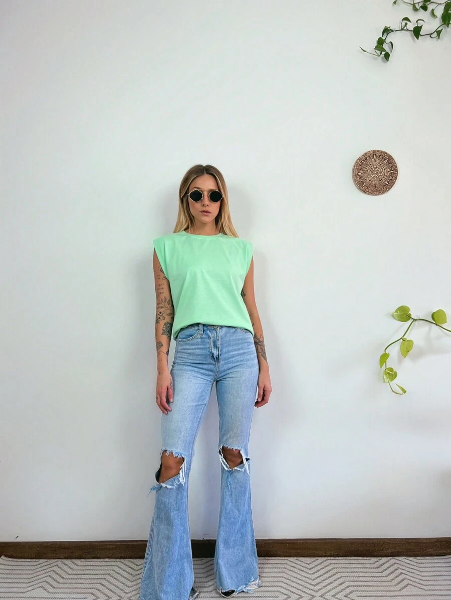 Aveloz Women T-Shirts - màu xanh lá - Xem 1