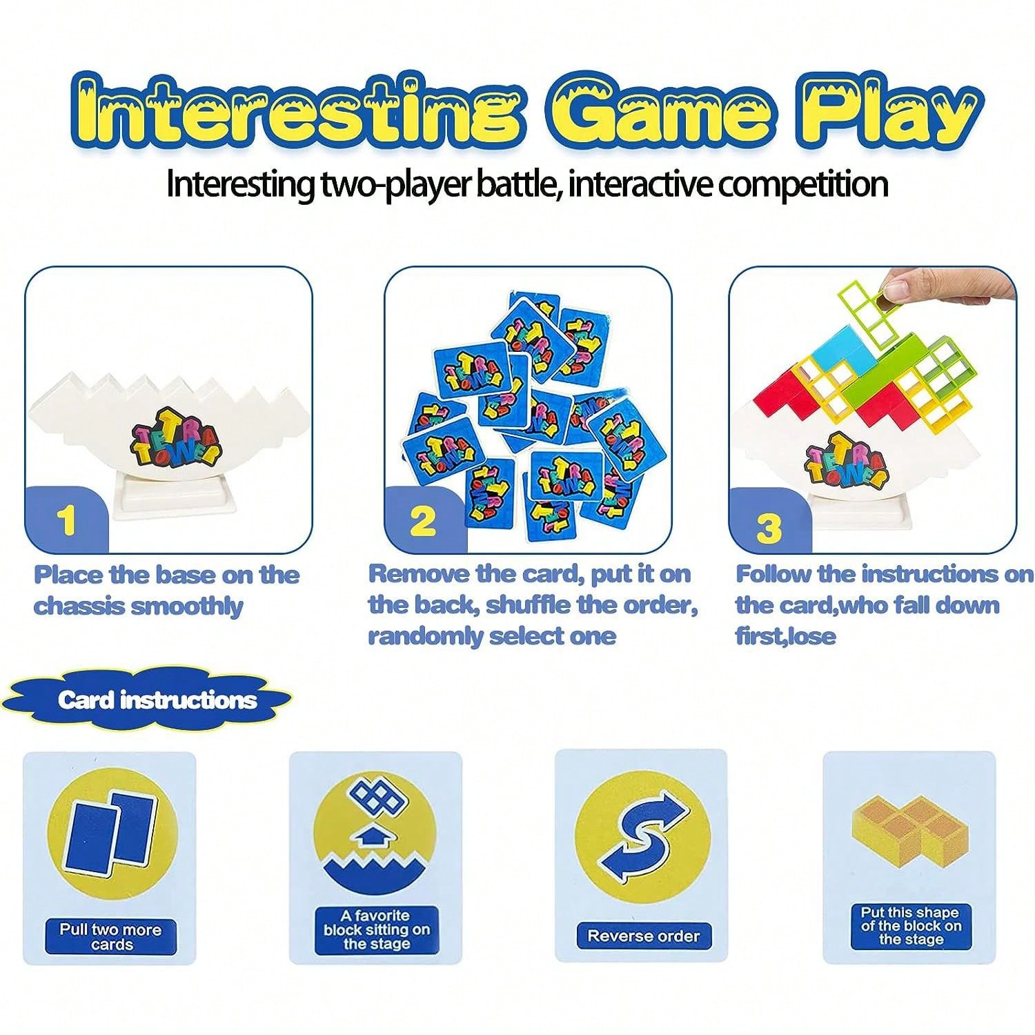 Balance Stacking Toy Board Game, Balance Game Building Blocks, Perfect ...