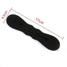 3 Piezas De Esponjas Para Hacer Chongos, Herramienta Para Trenzar El Cabello, Creador De Peinados Tipo Bailarina Para Adultos De Tamaño Grande Y Pequeño - Negro - Ver 6
