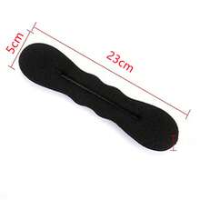 3 Piezas De Esponjas Para Hacer Chongos, Herramienta Para Trenzar El Cabello, Creador De Peinados Tipo Bailarina Para Adultos De Tamaño Grande Y Pequeño - Negro - Ver 7