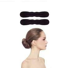 3 Piezas De Esponjas Para Hacer Chongos, Herramienta Para Trenzar El Cabello, Creador De Peinados Tipo Bailarina Para Adultos De Tamaño Grande Y Pequeño - Negro - Ver 2