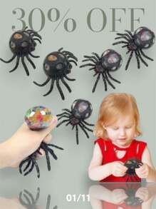 Spider Squishy Anti Stress Squeeze - Multicolor - View 2