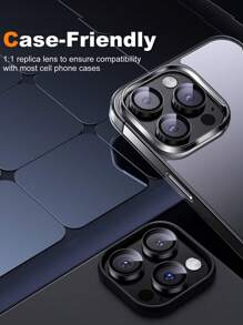 3pcs Camera Lens Protector Film For IPhone 17, 16e, 16 Pro Max/16 Pro/16/16 Plus/15 Pro Max/15 Pro/15/15 Plus/14 Pro Max/14/14 Pro/14 Plus/13 Pro Max/13/12/11