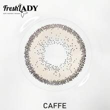 FRESH LADY Freshlady優雅咖啡色隱形眼鏡1年拋棄型 - 咖啡棕 - 查看 7