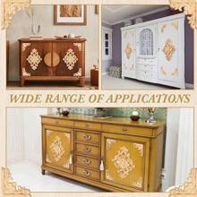 5pcs Diamond Shaped Wood Carving For Woodcraft Wholesale - Wood Color - View 7