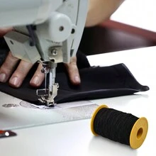 Elastic Thread, 0.5 mm x 320 m Rubber Cord Stretch Fabric Crafting Beading Cord Thread for Bracelets, Necklaces, Jewellery Making and DIY - Black - View 6