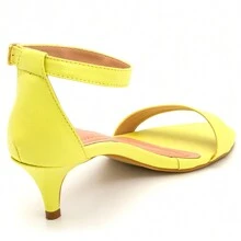 Women Heeled Sandals - 黃色 - 查看 5