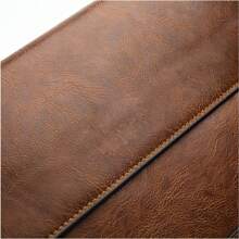 男士商务公文包横款笔记本电脑包时尚休闲手提包潮流单肩包斜挎包时尚男士礼物卡其色男士礼物经典商务工作公文包男士礼物文件夹防盗便携式纯色公文包斜挎包笔记本电脑公文包办公用品商务休闲通勤随身携带男士配饰文件袋防水男士礼物节日礼物 - 卡其色 - 查看 7