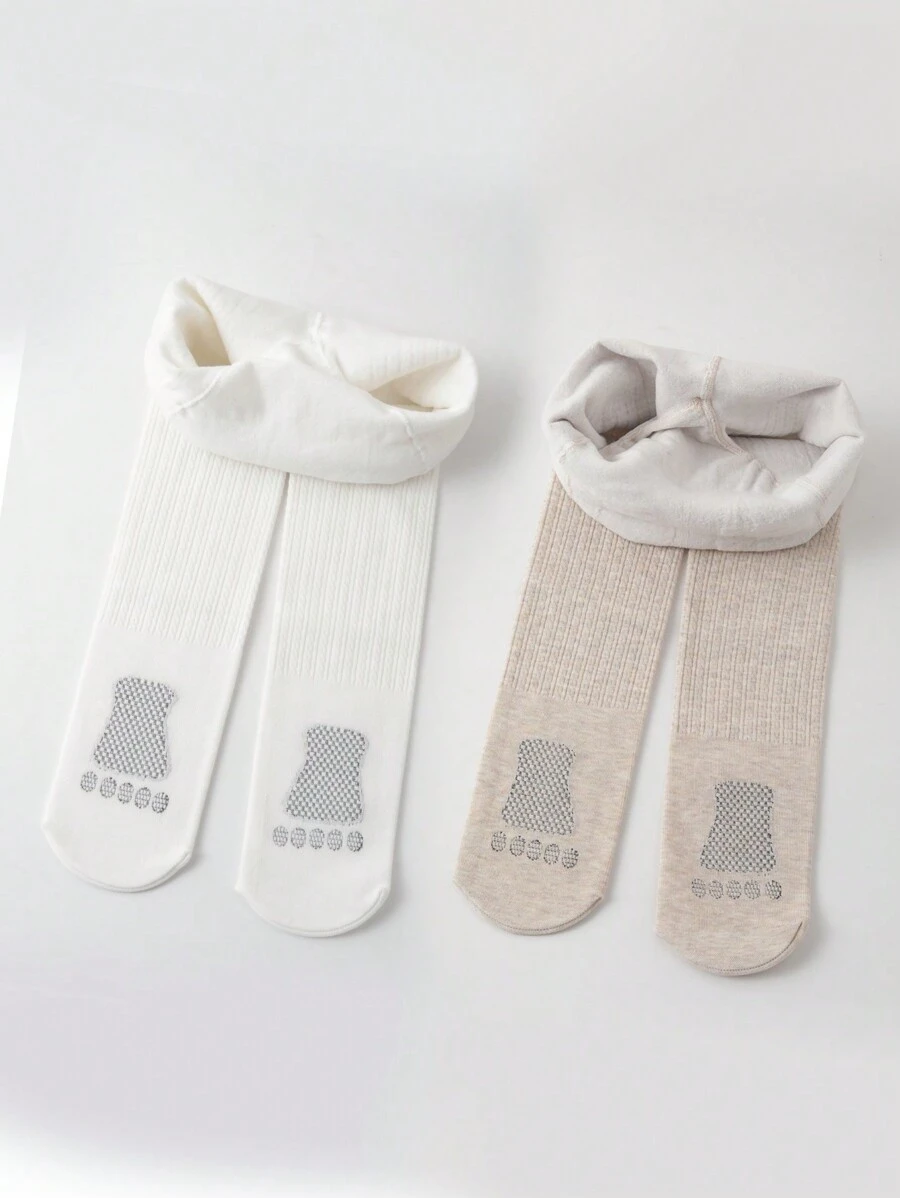 女童加厚保暖紧身裤 - 彩色 - 查看 1