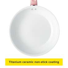 new Ceramic Titanium-Reinforced Cookware Set, Pink, 16 Piece - one-size - View 3