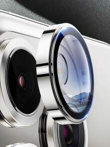 3 件装相机镜头保护膜适用于 Apple iPhone 16e、16 Pro Max、16 Pro、16、16 Plus、15 Pro Max、15 Pro、15、15 Plus、14 Pro Max、14、14 Pro、14 Plus、13 Pro Max、13、12、11 - 銀色 - 查看 6