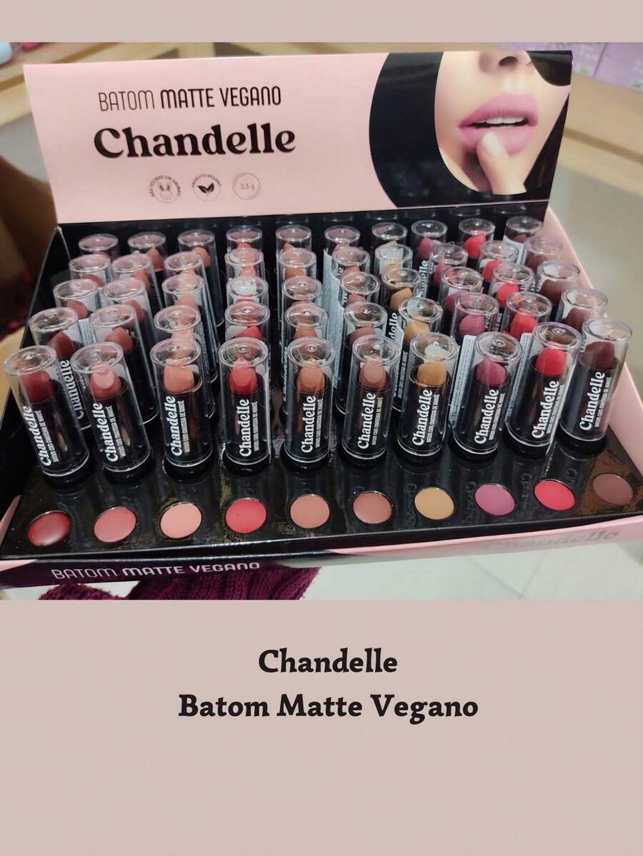 Batom Matte Vegano Chandelle - 04 - Visão 1