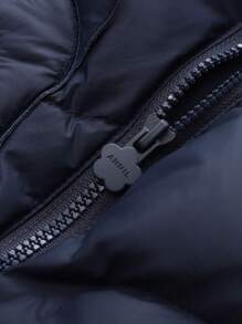 Annil Girls' Winter Warm Mid Length Down Jacket - Royal Blue - View 5