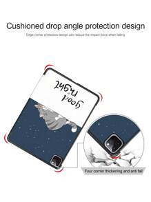 Protective Case/ Cover Compatible With Apple Ipad Pro 11 Inch/ Air 5th 4th 10th/ Mini6/ Ipad 10.2/pro 10.5 Inch Tablet, Leather Sleeve - Painted cat - View 5