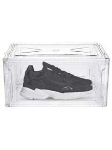 Caja Premium de Acrílico Magnetica Transparente Para Almacenamiento de Calzado Sneaker Box Tenis Bolsos Libros Juguetes Organizador del hogar para zapatos de mujer y hombre - transparente - Ver 9