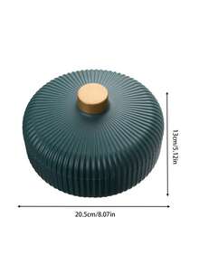 1 Pieza Caja De Dulces Y Plato De Frutas, Organizador Creativo De Almacenamiento De Aperitivos Y Frutos Secos Para La Sala De Estar - Verde - Ver 5