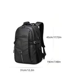 arctic hunter 15.6英寸男士多功能背包,帶有字母裝飾,可用作手提電腦包、學生背包、筆記本袋、書包、肩背包、旅行背包、運動背包、學校背包、高中背包、大學背包、國中背包、中學背包、研究生背包,適用於各種學生、學校、商務、戶外、徒步旅行、露營、運動等用途。 - 黑色 - 查看 10