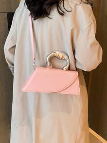 Bolso de mano de moda para damas en color rosa, un regalo novedoso y divertido perfecto - Rosa - Ver 3
