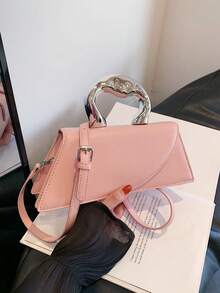 Bolso de mano de moda para damas en color rosa, un regalo novedoso y divertido perfecto - Rosa - Ver 6