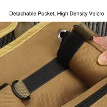 可折叠耐用 900D 牛津包便携式家用汽车维修工具收纳袋电工工具包带 6 个口袋加厚五金工具包户外家具工具小标准包耐磨底座工具整理器和存储车库整理器工作围裙适用于木工和建筑商适用于家庭 DIY 木匠木工建筑水管工杂工礼物送给爸爸父亲祖父爷爷宽口工具收纳袋工具手提袋适用于汽车露营汽车配件 - 卡其色 - 查看 8