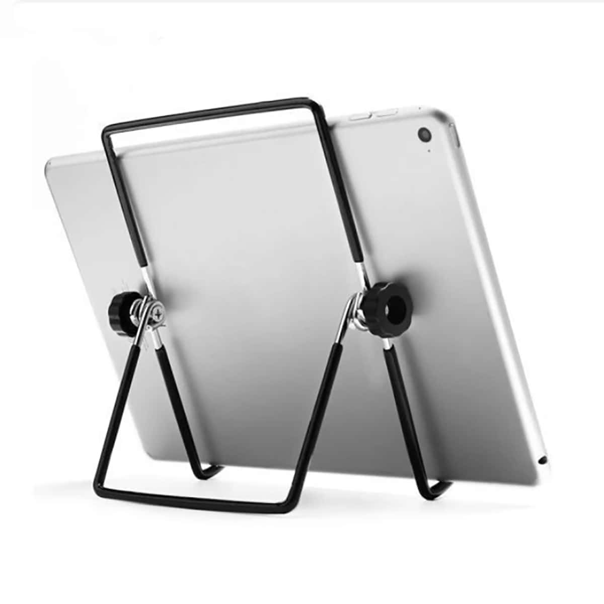 Tablet & Phone Stand With Metal Foldable Desktop Iron Wire Holder
