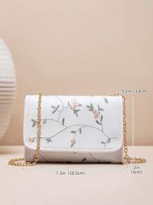 2023 New Arrival Women's Bag Sweet Square Bag For Shoulder Or Crossbody, Versatile - White - View 2