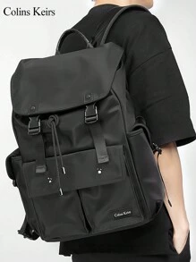 Colins Keirs大容量牛津布背包 - 黑色 - 查看 2