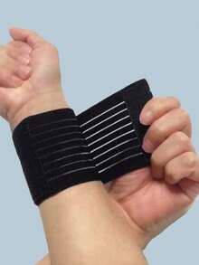 Dây đeo cổ tay họa tiết sọc nam - màu đen - Xem 7