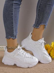 Women's Sports Shoes - White - View 4