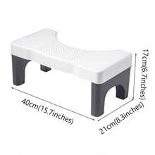 1入便攜式馬桶凳,坐廁腳墊,蹲廁工具,老年人、孕婦、兒童常用,促進排便,防滑凳