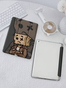 Étui Apple Box Man Compatible avec iPad 10,2 pouces 2021/2020 iPad 9e/8e génération, Compatible avec Samsung Galaxy Tab A8 10,5 pouces 2022, Compatible avec Huawei Matepad 10,4/Couvercle de tablette, Avec porte-stylet, Prend en charge le réveil/veille automatique - Multicolore - Voir 5
