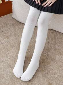 女童加厚保暖紧身裤 - 彩色 - 查看 4