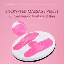 1pc Pink Twist Disc, Suitable For Home Exercise Fitness Shaping - Pink - View 4
