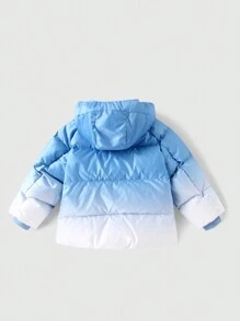 Annil 男童冬季保暖加厚休闲中长款羽绒服蓝色