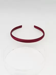 1件极简主义发箍头饰，发带，发箍发箍，化妆发箍，发饰，头饰 - 酒紅色 - 查看 6