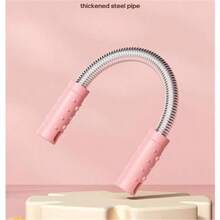 1pc Handheld Massager Roller Stick For Relaxing Calf And Full Body Muscle - Bendable Fascia Roller For Yoga, Stretching And Massage - Baby Blue - View 2