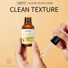 2 Pieces SADOER Vitamin C Facial Serum With Orange Extract, Vitamin C Whitening Essence, Organic Anti-Aging, Moisturizing, Orange, Serum, FOR ALL SKIN TYPES, 2PCS - 橘色 - 查看 3