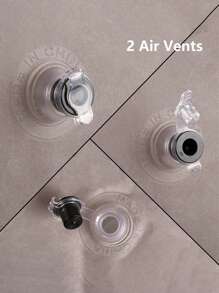 1pc Inflatable Foot Rest Pillow For Travel, With Storage Bag, Press-Type Inflatable, Ultra Light Foldable, For Airplane Train For Car For Travel Business For Siesta, Adjustable Inflatable Footrest Stool For Men And Women Travel Essentials - Dark Grey - View 5