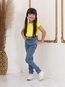 Young Girls Jeans - 淺藍色 - 查看 7