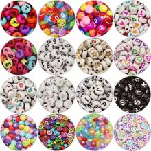 200 顆壓克力字母和數字珠用於珠寶製作,diy 手工手鍊和項鍊吊墜 - 亞克力 - 查看 10