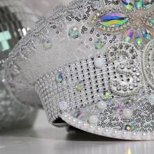 Gorgeous 30th birthday hat Handmade hat party accessories - White - View 5