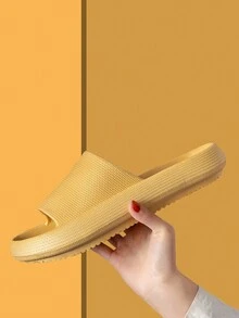 1 Par De Zapatillas Amarillas Adecuadas Para Todas Las Estaciones. - Amarillo - Ver 3
