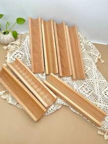 1pc Style Pastry Mold Wooden Baking Mold Long Strip Cake Mould For Father's Day, Mother's Day, Maple Festival And Home Use