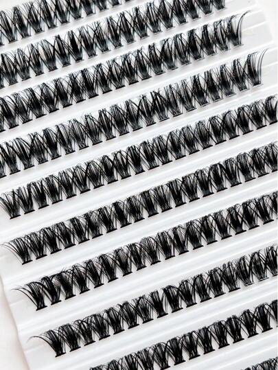 DIY Eyelash Extensions 120 Clusters Manga Lashes Volume Individual Eyelashes Extensions Lash Clusters DIY At Home Lash Clusters, Eyelash Clusters, Individual Eyelashes, Lashes, Fake Lashes