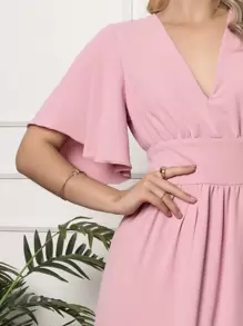 Women Dresses - 淺粉色 - 查看 2