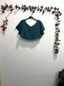 Women Tops - xanh quân đội - Xem 1