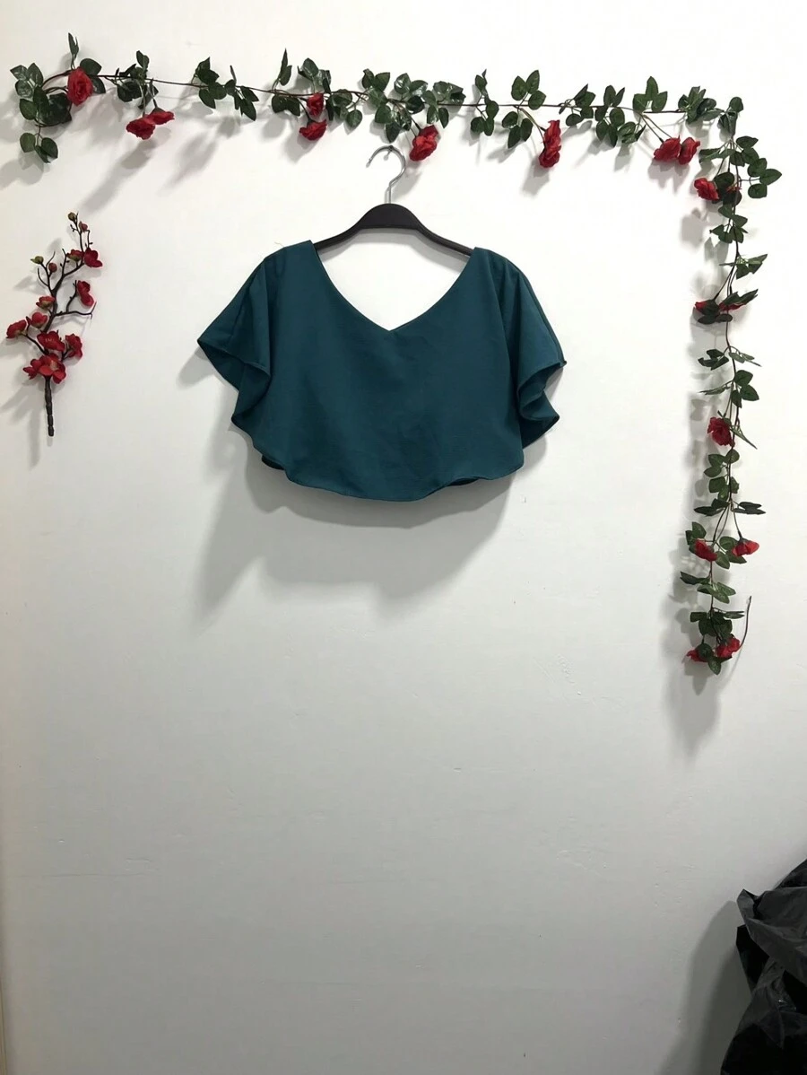 Women Tops - xanh quân đội - Xem 1